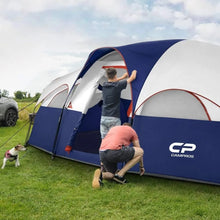 Load image into Gallery viewer, Tent 8 Person Camping Tents, Weather Resistant Family Tent, 5 Large Mesh Windows, Double Layer, Divided Curtain