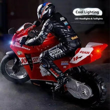 Load image into Gallery viewer, RC Motorcycle Rc Cars Self-stable Balance Standing on One Wheel Competitive Racing Drift Stunt Electric Motorcycle for Kids