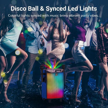 Load image into Gallery viewer, Wireless Karaoke Machine for Adults, TONOR PA System Portable Bluetooth Singing Speaker with Dual Wireless Microphones Mic