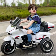 Load image into Gallery viewer, Multi-function Children's Electric Motorcycle Tricycle Charging Kids Outdoor Toys Dual Drive Car Electric Vehicles for Adults