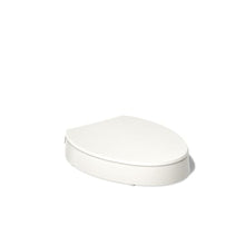 Load image into Gallery viewer, Contoured Seat with Grip-Tight Bumpers, Quick-Attach Hardware, No Slam Toilet Seat, Biscuit
