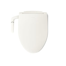 Load image into Gallery viewer, Kohler PureWash M250 Manual Elongated Bidet Toilet Seat, Biscuit, Quiet-Close Lid Prevents Slamming, Cool Water, Easy Installation with Quick-Release Hinges, Adjustable Spray Position &amp; Pressure
