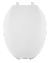 Load image into Gallery viewer, Centoco 2 inch Raised Toilet Seat for Seniors, Elongated, Open Front with Cover, Plastic, Made in the USA, HL820STS-001, White

