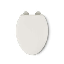 Load image into Gallery viewer, KOHLER 25875-47 Hyten® Elevated Quiet-Close™ elongated toilet seat, Almond
