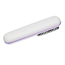 Load image into Gallery viewer, Portable Cordless Hair Straightening Brush – Anti-Scald Rounded Teeth, 3 Heat Levels (320°F/356°F/392°F) with LCD Screen, USB Rechargeable Hot Comb for Travel &amp; Daily Touch-Ups
