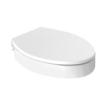 Load image into Gallery viewer, Swiss Madison Ryse 3 in. Raised Elongated Soft Close ADA Compliant Toilet Seat in Glossy White
