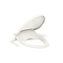 Load image into Gallery viewer, Kohler PureWash M250 Manual Elongated Bidet Toilet Seat, Biscuit, Quiet-Close Lid Prevents Slamming, Cool Water, Easy Installation with Quick-Release Hinges, Adjustable Spray Position &amp; Pressure
