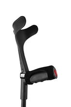 Load image into Gallery viewer, KMINA Forearm Crutches for Adults (x2 Units), Open Cuff, Extra Comfort with Hand Grip and Wide Tip
