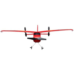 RC Airplane, 2.4GHz 2 Channel Remote Control Aircraft with 6-Axis Gyro Stabilizer, Ready to Fly Aircraft Toy with 2 Batteries, Red
