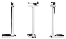 Load image into Gallery viewer, Helsevesen Mechanical Beam Scale, Eye-Level Professional Medical Physician Weigh Scale with Height Rod, Capacity 440 lb/200kg, Graduation 1/4 lb, 11" Width x 15" Depth Platform, RGT-200A
