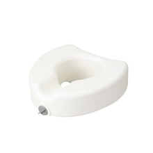 Load image into Gallery viewer, Drive Medical 12014 Premium Raised Toilet Seat with Lock, Elongated Seat, White
