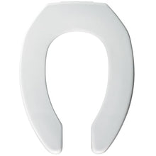 Load image into Gallery viewer, BEMIS 3L2155T 000 Medic-Aid 3" Lift Raised Open Front Plastic Toilet Seat, ELONGATED, Long Lasting Solid Plastic, White
