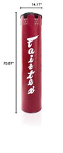 Load image into Gallery viewer, Fairtex HB6 6 Ft. Banana Bag Punching Bag for Muay Thai, Boxing, Kickboxing, MMA (HB6 Red Unfilled) - 14.17" W x 70.87" H
