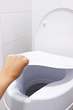 Load image into Gallery viewer, PEPE Mobility Raised Toilet Seat with Lid for Elderly 6" High, Fits Round and Elongated up to 15" Wide, Commode Seat with Sturdy Brackets, Medical Aid
