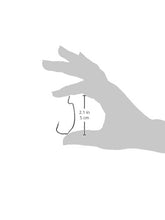 Load image into Gallery viewer, Gamakatsu 25 Pack EWG Offset Worm Hook (Black, 4/0), Model Number: 58414-25
