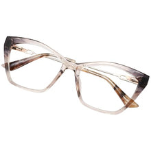 Load image into Gallery viewer, DOERAYMI Crystal Pink Blue Light Glasses for Woman: Rose Gold Hinges, Feather-Light Reading Glasses for Working &amp; Streaming
