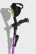 Load image into Gallery viewer, Ergobaum 7G by Ergoactives. 1 Pair (2 Units) of Ergonomic Forearm Crutches - Adult 5' - 6'6'' Adjustable (Purple)
