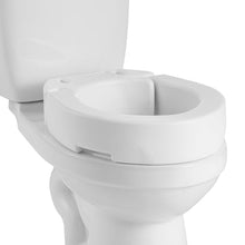 Load image into Gallery viewer, VEVOR Raised Toilet Seat, 300 lbs Load Capacity, 3.5-Inch Lift Height, Commode Elevated Toilet Seat Riser with Enlarged Opening for Seniors, Elderly, Handicap, Disabled, and Adults, Fits Round Bowl
