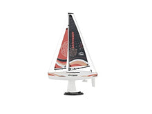 Load image into Gallery viewer, PLAYSTEAM Voyager 280 2.4GHz RC Motor Powered Sailboat in Red - 17.5" Tall
