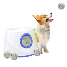 Load image into Gallery viewer, RERBIO Dog Ball Thrower Launcher, Automatic Ball Launcher for Dogs, 3 Adjustable Distance Settings, Indoor OutdoorInteractive Toy, with 3 2.3-inch Balls, Small/Medium Sized Dog Thrower
