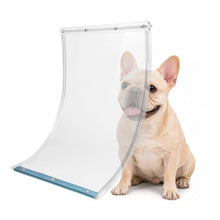 Load image into Gallery viewer, Extra Large Dog Door Replacement Flaps 10.5"X15", Compatible with Ideal Pet Products, Clear Flexible Replacement Flap, Dog Door Flap for Easy Installation

