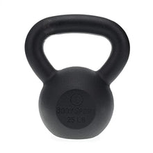 Load image into Gallery viewer, Body Sport Cast Iron Kettlebell, 25 lb. – Strength &amp; Core Training Equipment
