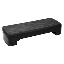 Load image into Gallery viewer, BalanceFrom Aerobic Step Platform Trainer with Adjustable 3-Level Risers, 400 Pound Weight Capacity – Non-Slip Exercise Stepper for Cardio, Strength, and Fitness Workouts at Home or Gym
