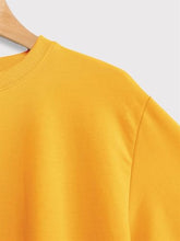 Load image into Gallery viewer, Sorry I'm Late I Saw A Dog Sweatshirt Women Funny Dog Lover Shirt Casual Crew Neck Long Sleeve Pullovers Lightweight Yellow
