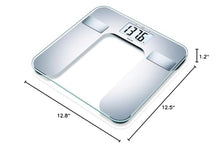 Load image into Gallery viewer, Beurer Body Fat Analyzer BMI, Multi-User &amp; Recognition, Digital Bathroom Weight Scale, XL Display, BF130, Silver
