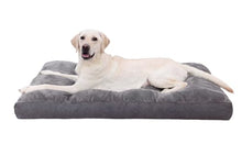 Load image into Gallery viewer, NUPIDA Dog Bed for Crate for Extra Large Dogs, Machine Washable XXL Crate Bed Pet Kennel Pad with Non-Slip Bottom, Pet Sleeping Mat, 47x29 Inch, Dark Gray
