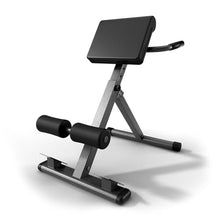 Load image into Gallery viewer, FITKS360 Roman Chair Hyperextension Bench – Adjustable Back Extension Machine for Glutes, Hamstrings &amp; Lower Back – Foldable Multi-Purpose Workout Equipment for Home Gym (Black（Big Pad）)
