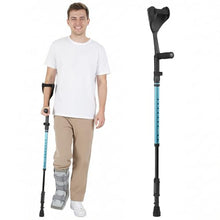 Load image into Gallery viewer, Ergonomic Forearm Crutches Spring Assist Crutches for Adults,Comfortable and Height Adjustable
