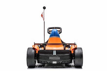 Load image into Gallery viewer, Best Ride On Cars Officially Licensed McLaren GoKart 24V for Ages 6 and Up - Electric Go Kart, Black/Orange, Large
