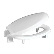 Load image into Gallery viewer, Centoco 3 inch Raised Toilet Seat for Seniors, Elongated, Closed Front with Cover, Plastic, Made in the USA, 3L800STS-001, White

