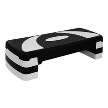 Load image into Gallery viewer, BalanceFrom Aerobic Step Platform Trainer with Adjustable 3-Level Risers, 400 Pound Weight Capacity – Non-Slip Exercise Stepper for Cardio, Strength, and Fitness Workouts at Home or Gym
