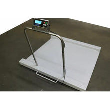 Load image into Gallery viewer, SellEton SL-Wheelchair-1k Aluminum Heavy Duty Wheelchair Scale Platform 1000lb x 0.2lb – Drum Chair Scale with Dual Ramp Aluminum Platform – Portable Scales for Physicians (Imported)
