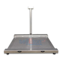 Load image into Gallery viewer, SellEton SL-Wheelchair-1k Aluminum Heavy Duty Wheelchair Scale Platform 1000lb x 0.2lb – Drum Chair Scale with Dual Ramp Aluminum Platform – Portable Scales for Physicians (Made in USA)
