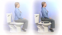 Load image into Gallery viewer, Centoco 3 inch Raised Toilet Seat for Seniors, Elongated, Open Front No Cover, Plastic, Made in the USA, 3L500STSCC-001, White
