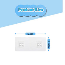 Load image into Gallery viewer, DOCMON 6 Pack Shower Caddy Adhesive Replacement, 2 Hooks Thick Shower Shelf Adhesive, Waterproof Bath Toy Storage Organizer Hooks Strips for Kitchen Racks, Bathroom Storage, Shower Basket

