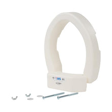 Load image into Gallery viewer, VMS Deluxe Bolt-On Hinged Raised Toilet Seat - Available in Elongated &amp; Standard Styles, 300 lbs Weight Capacity (Elongated)

