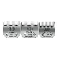 Load image into Gallery viewer, 7F/5F/4F Dog Grooming Blades Set,Compatible with Andis,Oster A5,Wahl KM10
