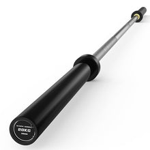 Load image into Gallery viewer, 7FT Olympic Barbell 45 lb Barbell 2 INCH 1000lbs Capacity Olympic Bar with Moderate Knurling-Silver and Black
