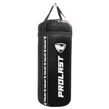 Load image into Gallery viewer, PROLAST 4Ft 135Lb XL Heavy Punching Boxing Bag for Adults, MMA, Martial Arts, Muay Thai, Kicking, Strength Training Equipment, Filled, New Edition Logo, Black
