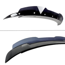 Load image into Gallery viewer, STSEV01 Rear Wickerbill Spoiler Wing Fit for Dodge Charger SE/SXT/SRT/GT/RT/Daytona/Scat Pack 2011-2023, Glossy Black Hellcat Style Spoiler + Smoked Wicker Bill Exterior Accessories
