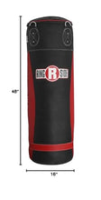 Load image into Gallery viewer, Ringside Large Leather Heavy Bag, Punching Bag for Boxing Training and Workout, 100 lbs, Includes Heavy Bag Chain and Swivel
