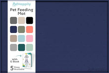 Load image into Gallery viewer, Dog Food Mat - 28x18” Large Silicone Stove Top Protector, Silicone Pet Feeding Mat, Raised Edges Dog Mat for Food and Water Prevent Spill, Waterproof Cat Placemats Protect Floors, Easy Clean Bowl
