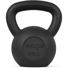 Load image into Gallery viewer, Yes4All 50 lb Kettlebell Cast Iron for Dumbbell Weights Exercises
