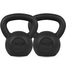 Load image into Gallery viewer, Yes4All 35lb Kettlebell Set of 2 Cast Iron for Dumbbell Weights Exercises
