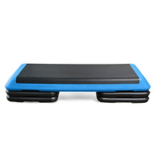 Load image into Gallery viewer, Tone Fitness Adjustable Aerobic Step Platform Exercise Step, Blue
