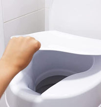 Load image into Gallery viewer, PEPE Mobility Raised Toilet Seat with Lid for Elderly 4" High, Fits Round and Elongated up to 15" Wide, Commode Seat with Sturdy Brackets, Medical Aid
